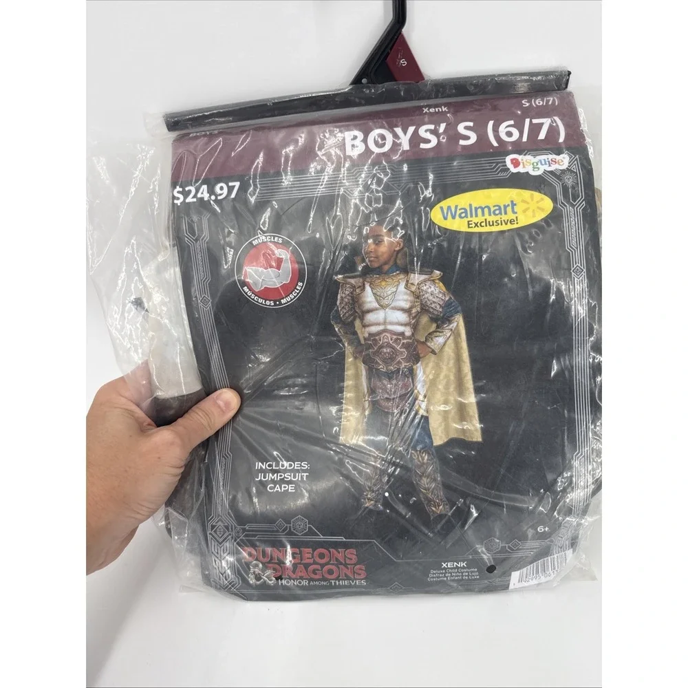 Boys S (6/7) Xenk the Paladin Dlx Muscle Halloween Costume Dungeons & Dragons - Picture 2 of 8